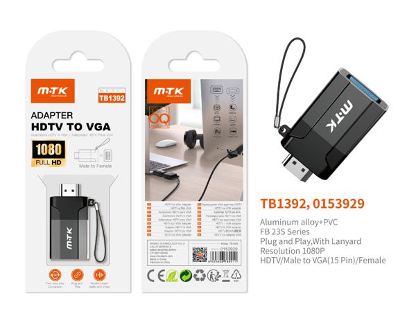 Mtk 0153929 Tb1392 Adaptador Correa HDMI