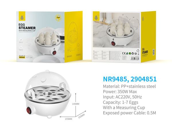 One Plus 2904851 Nr9485 Hervidor Huevos Electronico 350W