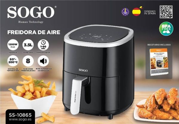 Sogo Ss-10865 Freidora De Aire