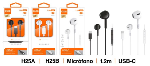 Idusd H25A H25B Auriculares USB-C Digital