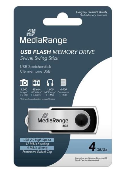 4Gb USB Mediarange