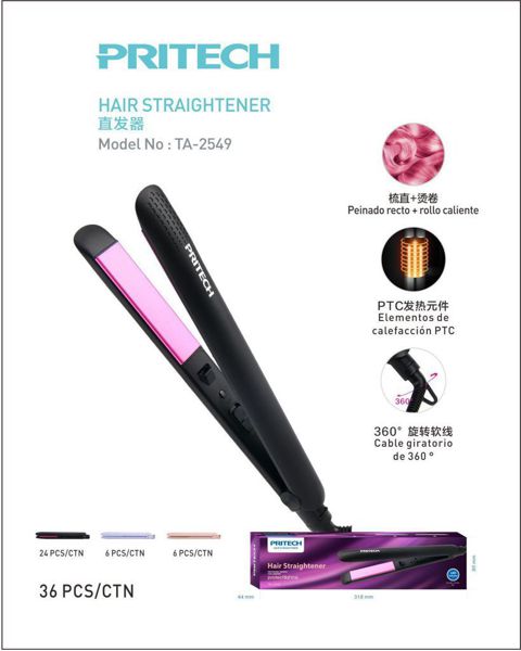 Pritech Ta-2549 Plancha De Pelo