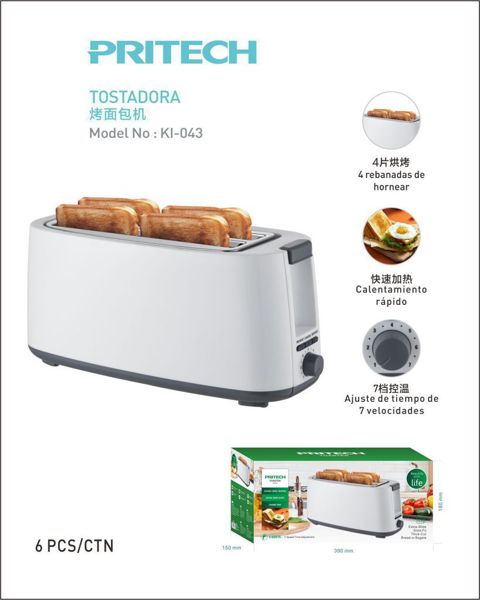 Pritech Ki-043 Tostadora 1400W