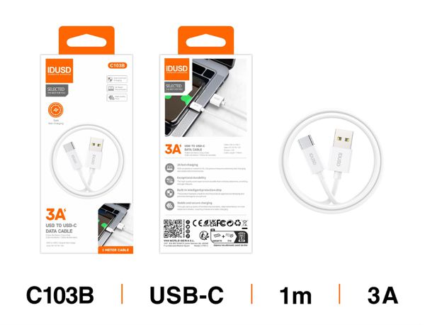 Idusd C103B Cable Type-C 1M 3A