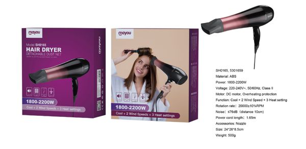 One Plus 5301659 Sh0165 Secador De Pelo