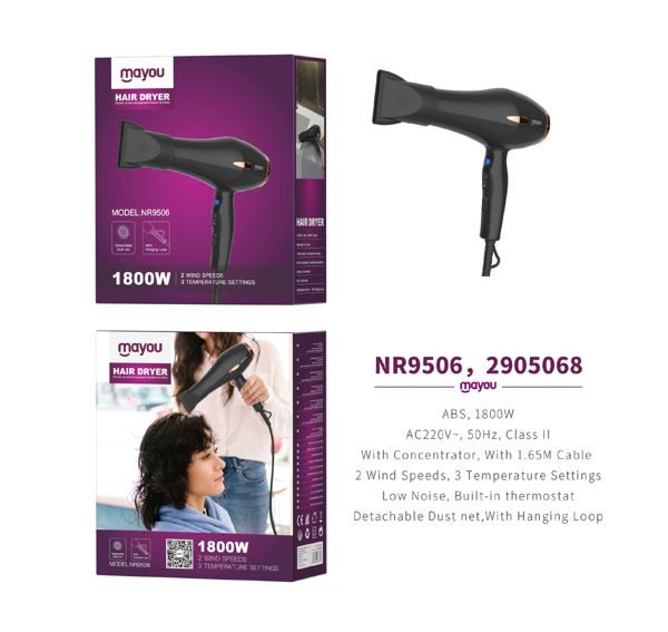 One Plus 2905068 Nr9506 Secador De Pelo 2 Velocidades