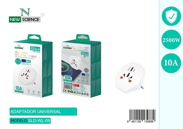 New Science Wl-09 Adaptador Universal De Viaje