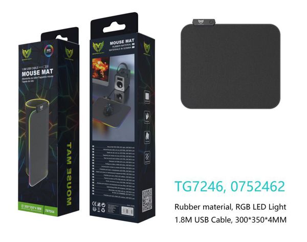 Mtk 0752462 Tg7246 Alfombrilla Raton Con Luz RGB