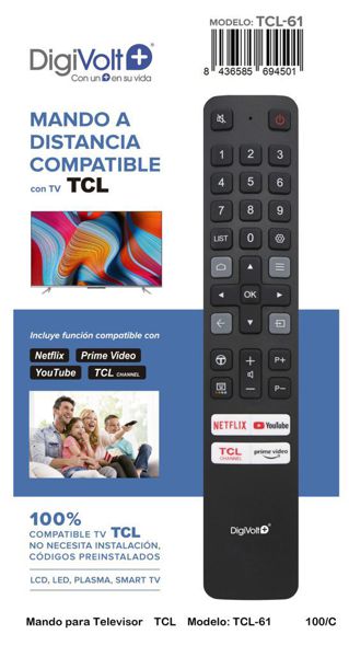 Digivolt Tcl-61 Mando Slim Compatible Tcl