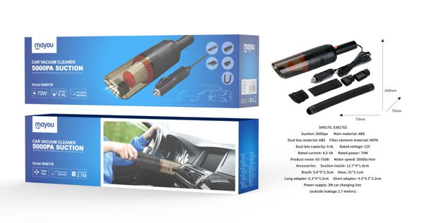 One Plus 5301702 Sh0170 Aspirador De Mano Coche