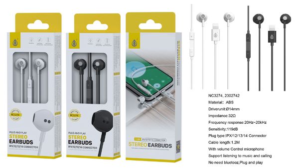 One Plus 2302741 Nc3274 Auriculares Lightning