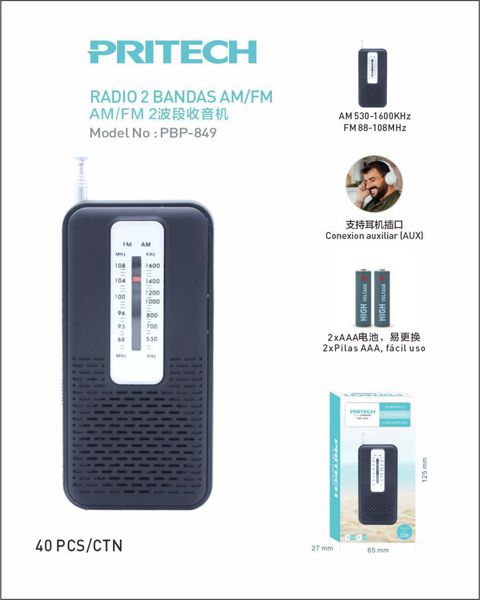 Pritech Pbp-849 Radio 2 Bandas