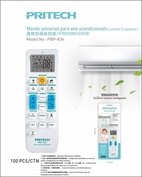 Pritech Pbp-834 Mando Para Aire