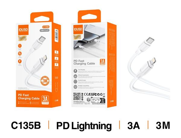 Idusd C135B Turbo USB-C A Lightning Pd 3M 3A