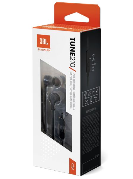 Jbl Tune210 T210Blk Auriculares