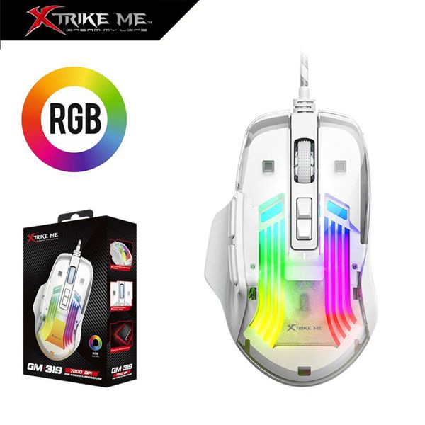 Xtrike Me Gm-319 Raton 7200Dpi Con RGB Wired