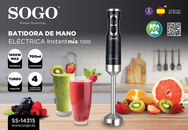 Sogo Ss-14315 Batidora Con Vaso 1000W
