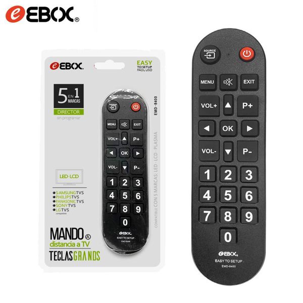 Ebox Emd-8400 Mando 5En1 Director Teclas Grandes