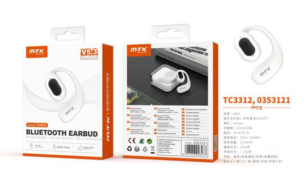 Mtk 0353121 Tc3312 Auricular BT 5.3