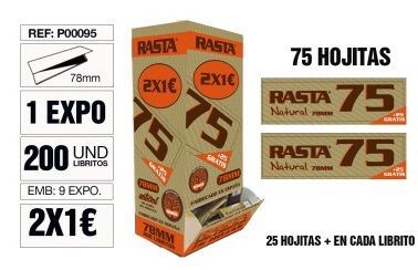 Rasta P00095 Papel Fumar Tranparente 110Mm