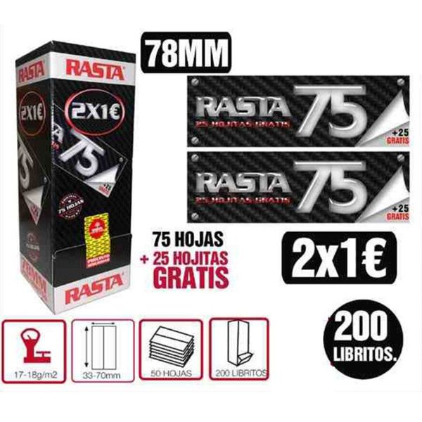 Rasta P00077 Papel 200 Libritos