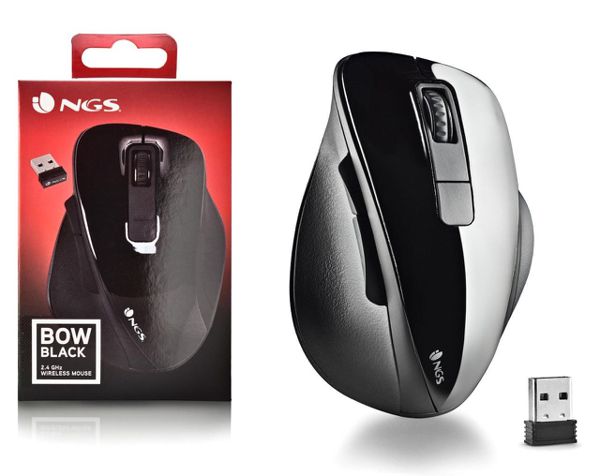 Ngs Bow Black Raton 5 Butoons Optical