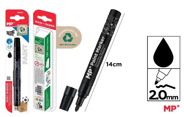 Mp Pe431-C Marcador De Pintura Negro