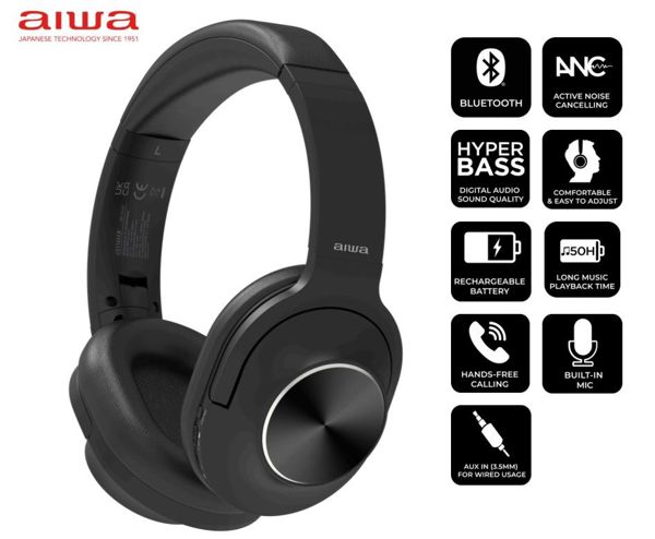 Aiwa Hst-220Bt Auriculares Inalambrico BT