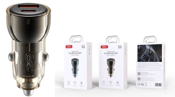 Xo Cc60 Smart Transparent Car Charger