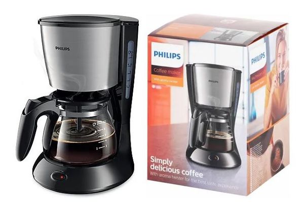 Philips Hd7435 Cafetera Plata Y Negro