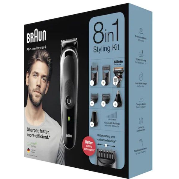 Braun Mgk5360 Recortadora Multifuncion 8 En 1