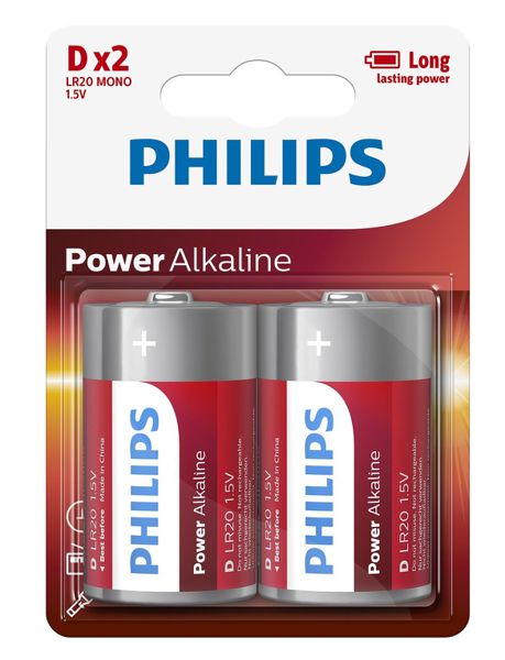 Philips Pilas Lr20 Mono D*2