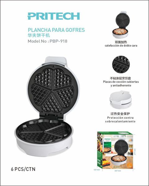 Pritech Pbp-918 Gofrera Electrica 1000W