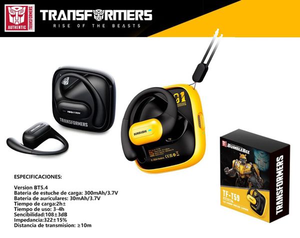 Tft59 Auriculares Inalambrico Con Estche