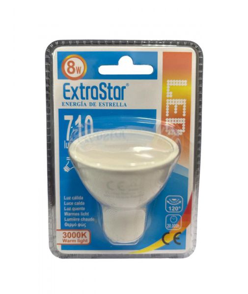 Extrastar Agu108Aw Bombilla LED 3000K Luz Calida