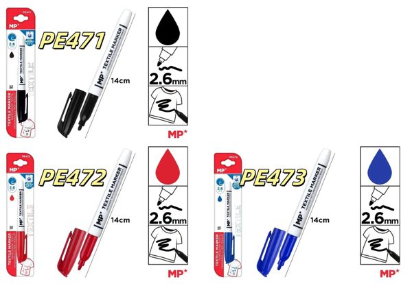Mp Pe471 Pe472 Pe473 Marcador De Textil