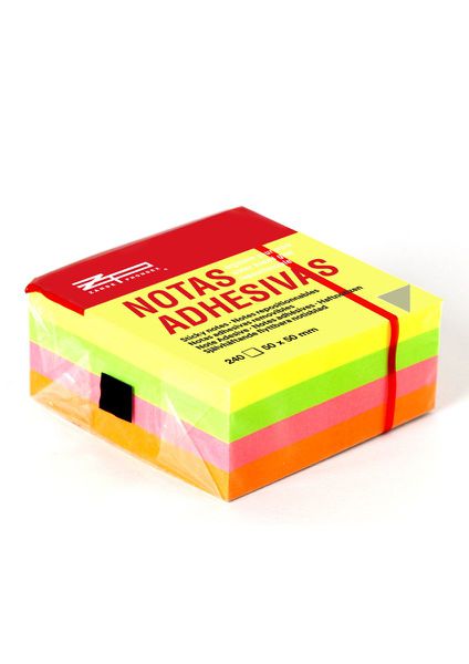 Zp 037400 Bloc Notas Adhs. 240H. 50X50 Colores