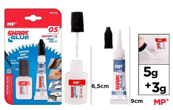 MP PP078 PEGAMENTO INSTANTáNEO CON PINCEL 5G + 3G