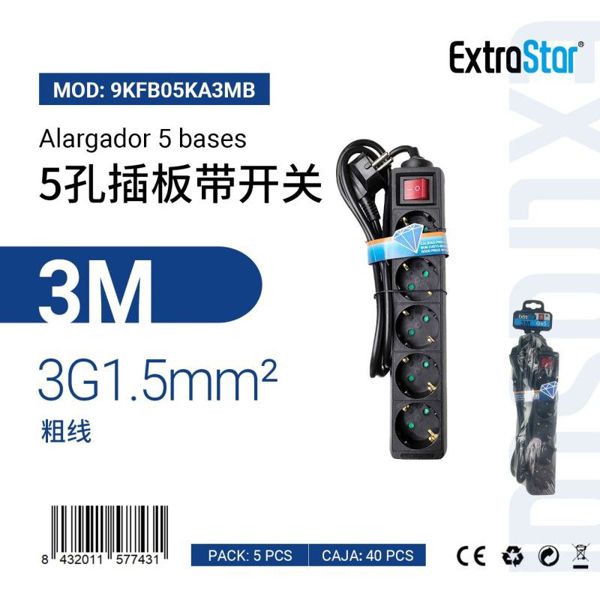 Extrastar 9Kfb05Ka3M Alargador 5 Base 3 Mts