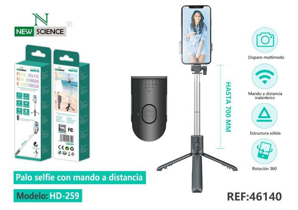 New Science HD-259 Palo Selfie Con Mando