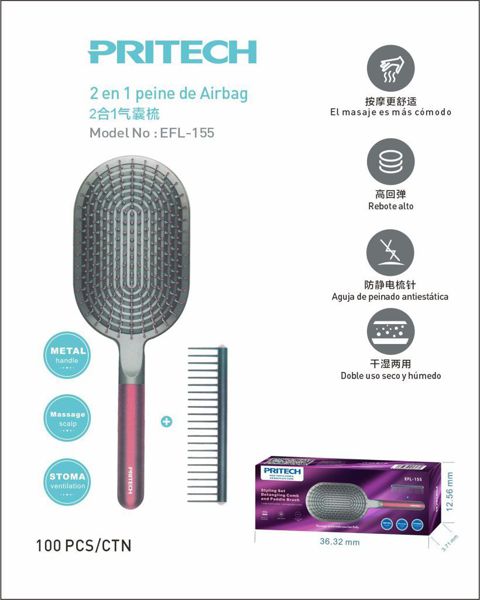 Pritech Efl-155 Cepillo Con Placa De Aibag