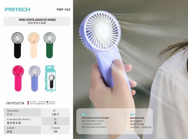 Pritech Pbp-965 Mini Ventilador