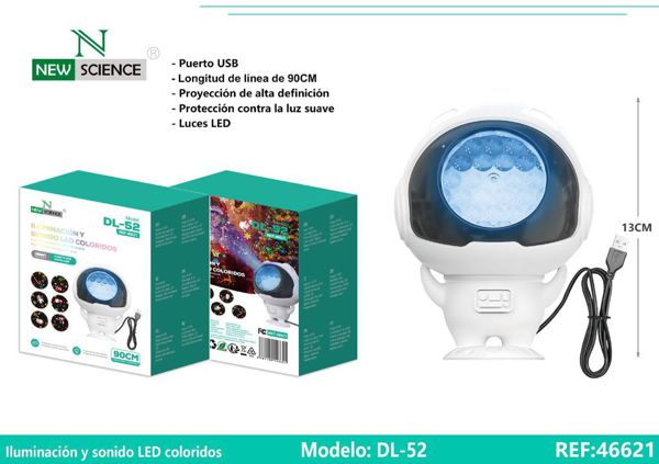 New Science Dl-52 Iluminacion Y Sonido LED Coloridos