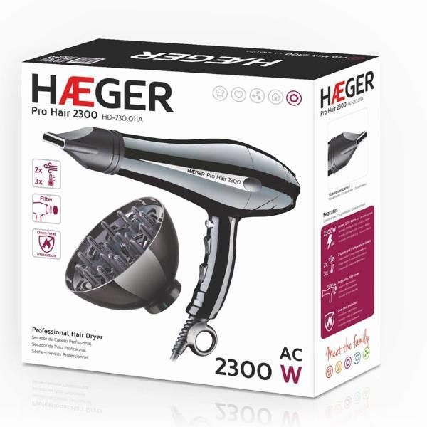 Haeger Hd230.011B Secador De Pelo Pro Hair 2300W