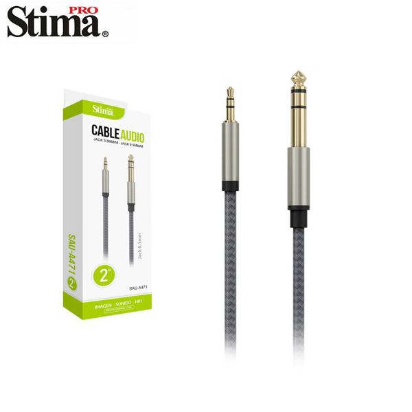 Stima Saua471 Cable Audio Jack 3.5Mm A 6.5Mm