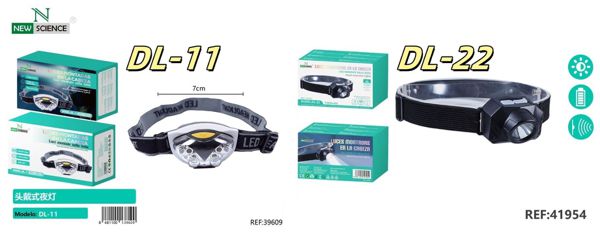 New Science Dl-11 Dl-22 Luces Montadas En La Cabeza