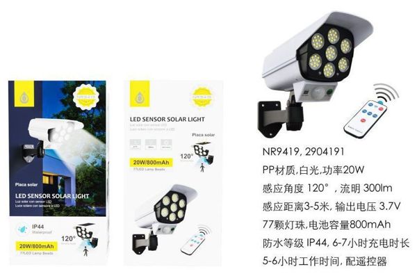 One Plus 2904191 Nr9419 Lampara Solar LED
