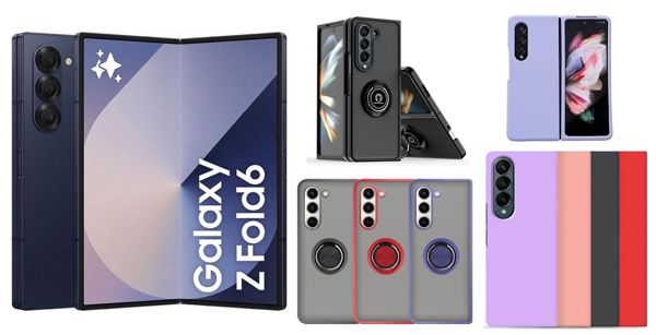 Z Fold 6 / Z Fold 7 Silicona Case Funda Anillo
