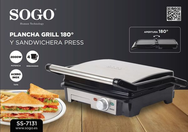 Sogo Ss-7131 Sandwichera Press Plancha