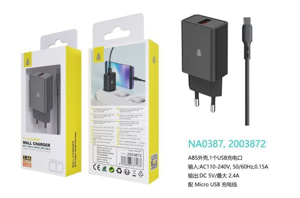 One Plus 2003872 Na0387 Cargador Micro USB 2.4A